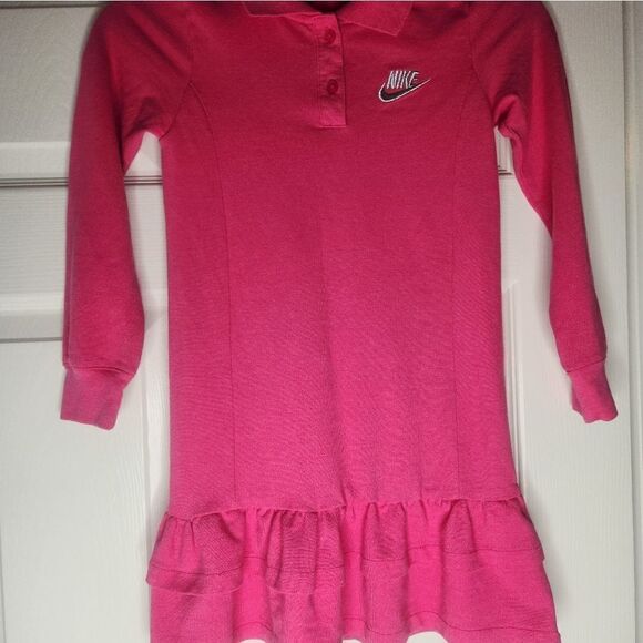 Girl's 6-8 years  Lot of  2 Pieces Dress Pink Nike& Pants Puma Black - Picture 3 of 13
